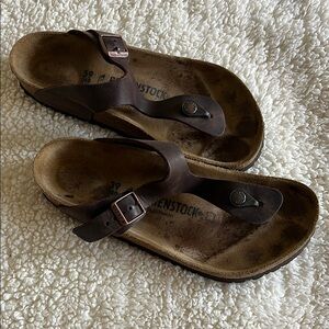 Birkenstock Espresso Leather Sandals